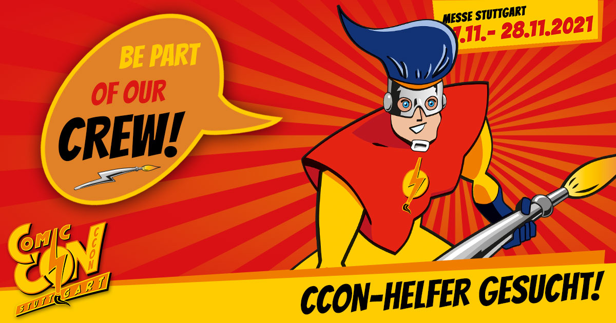 CCON | COMIC CON STUTTGART 2021 | Infos | CCON-Helfer gesucht!