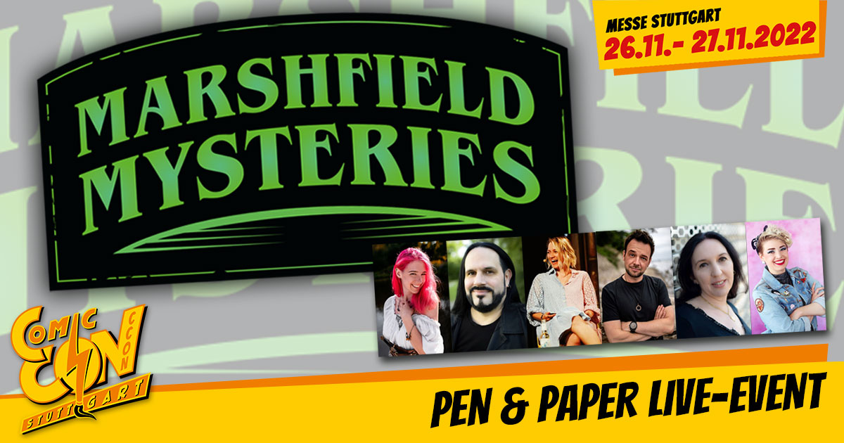 CCON | COMIC CON STUTTGART 2022 | Specials | Marshfield Mysteries - Pen & Paper Live-Event