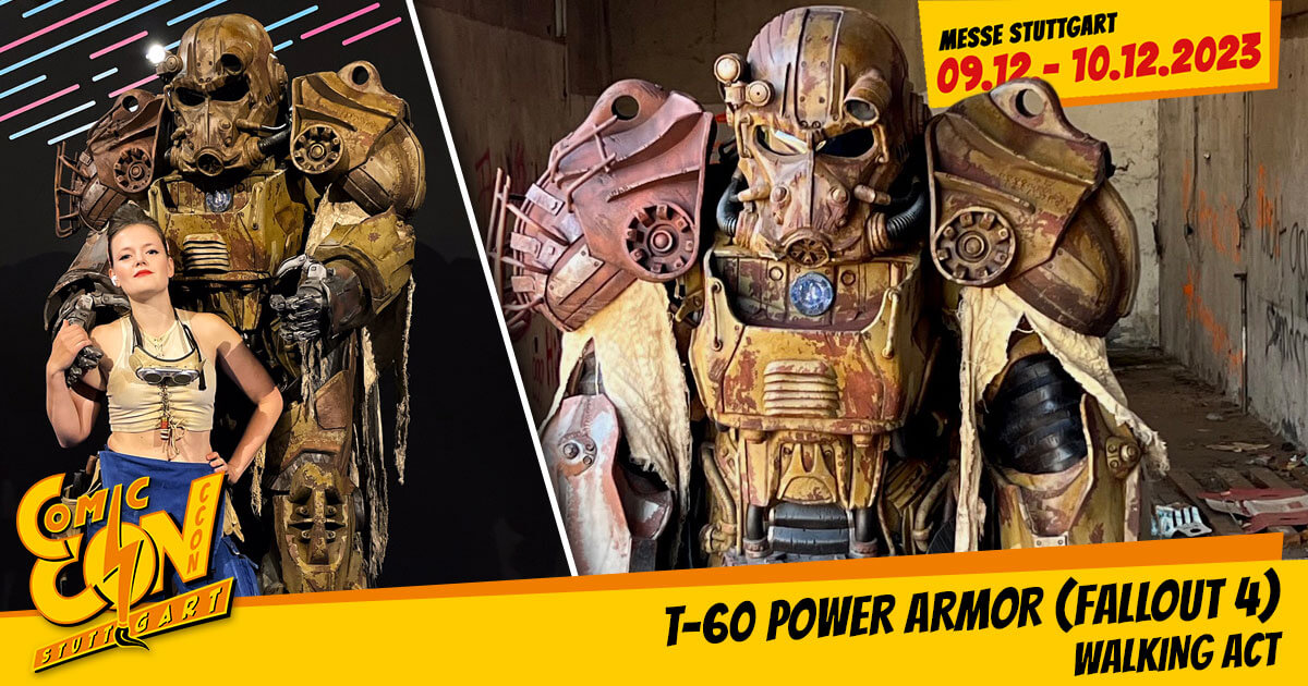 CCON | COMIC CON STUTTGART 2023 | Specials | T-60 Power Armor (Fallout 4) - Walking Act